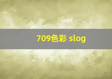 709色彩 slog